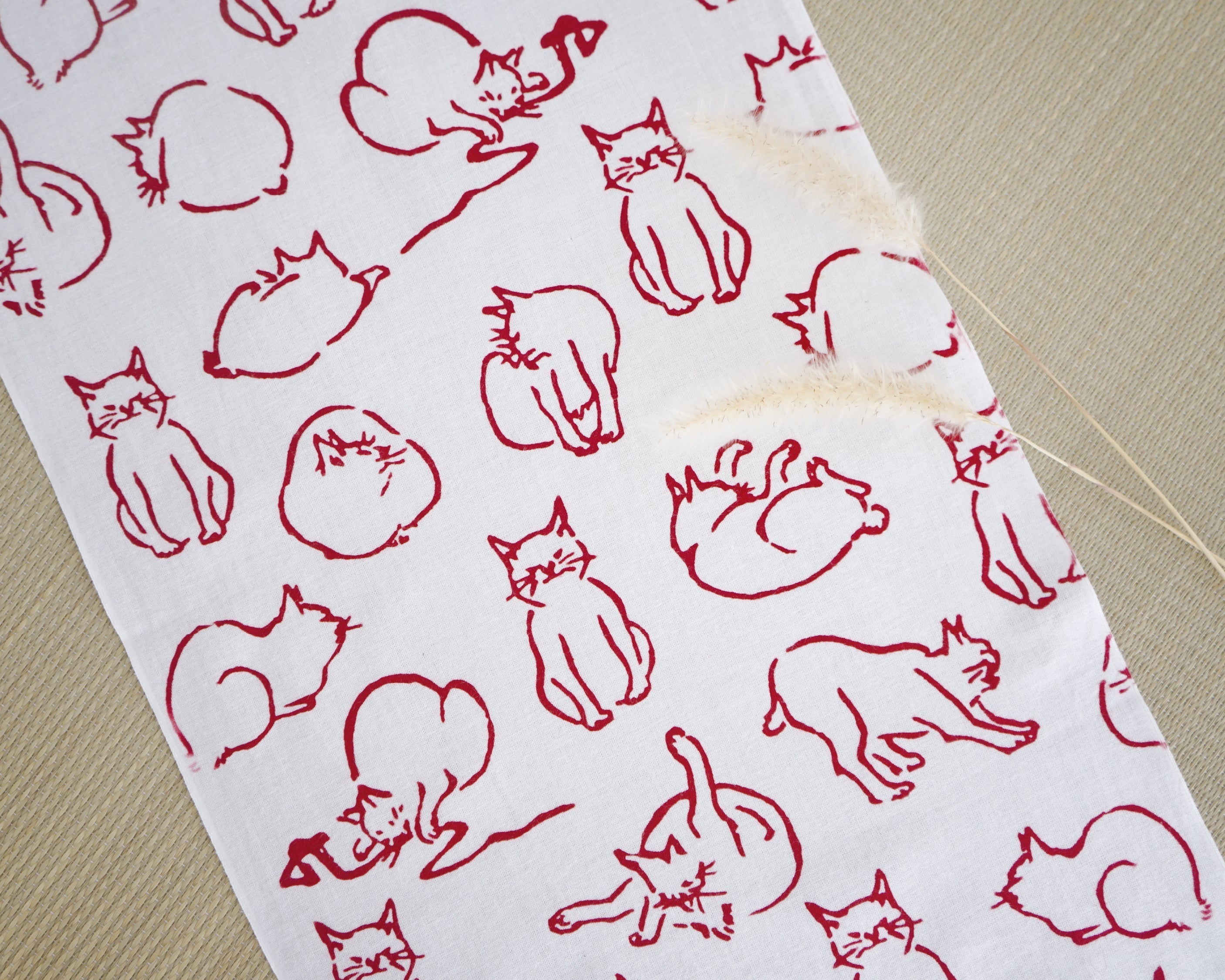 猫百景てぬぐい 新色発売