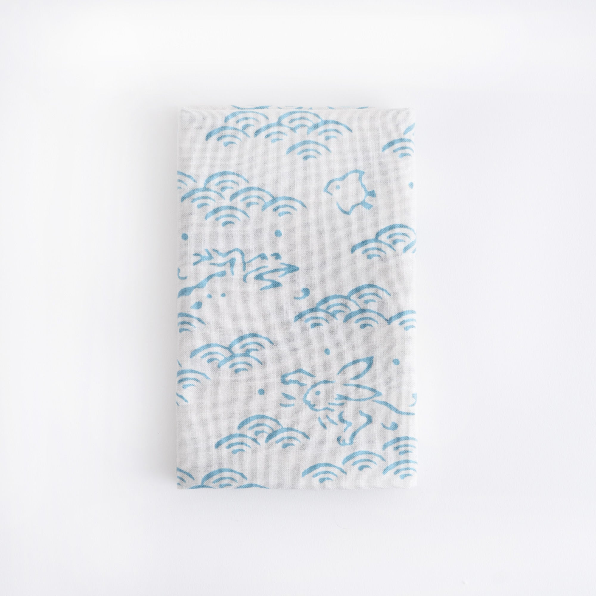 鳥獣戯画小紋 青海波