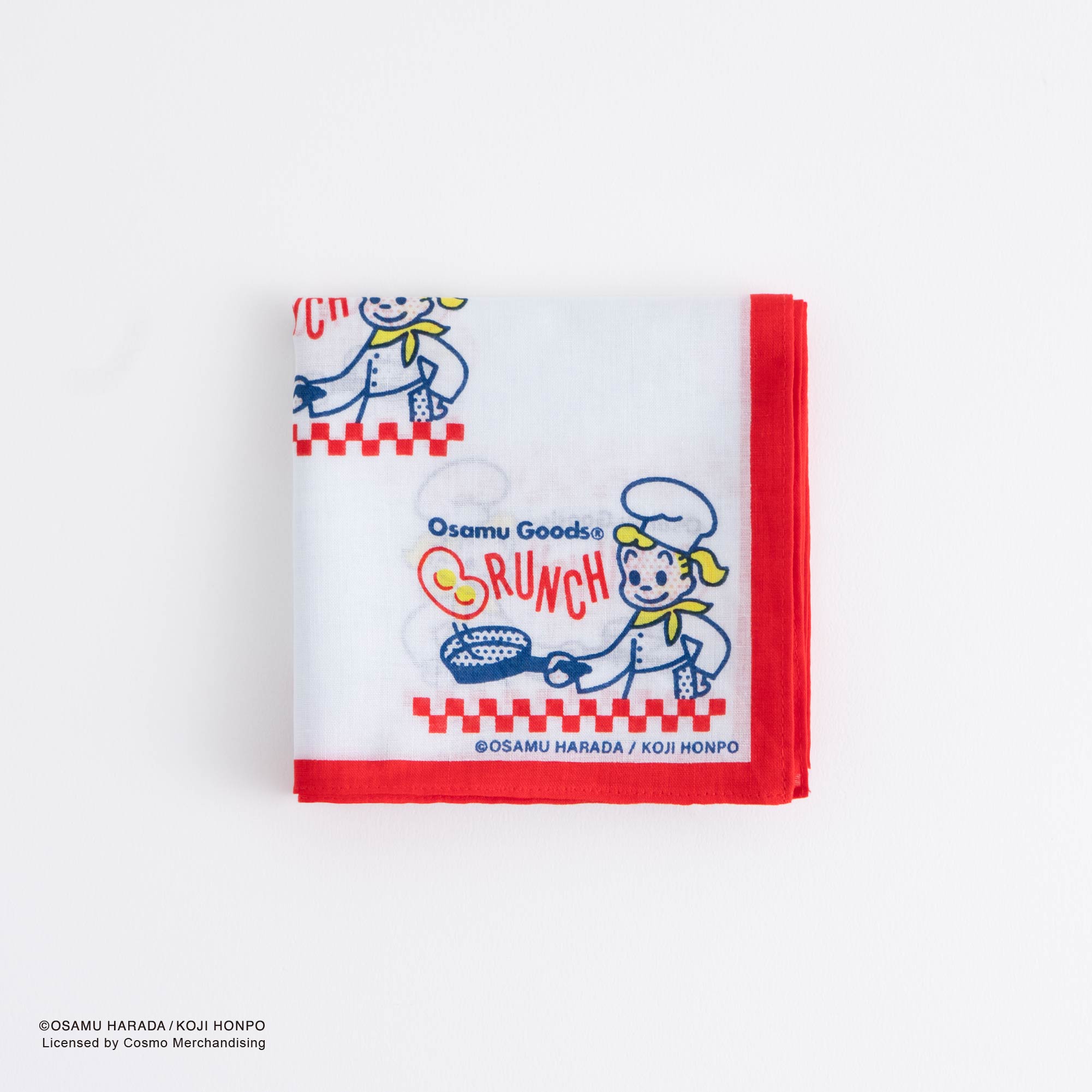 【お一人様3点まで】OSAMU GOODS バンダナ51cm ブランチ
