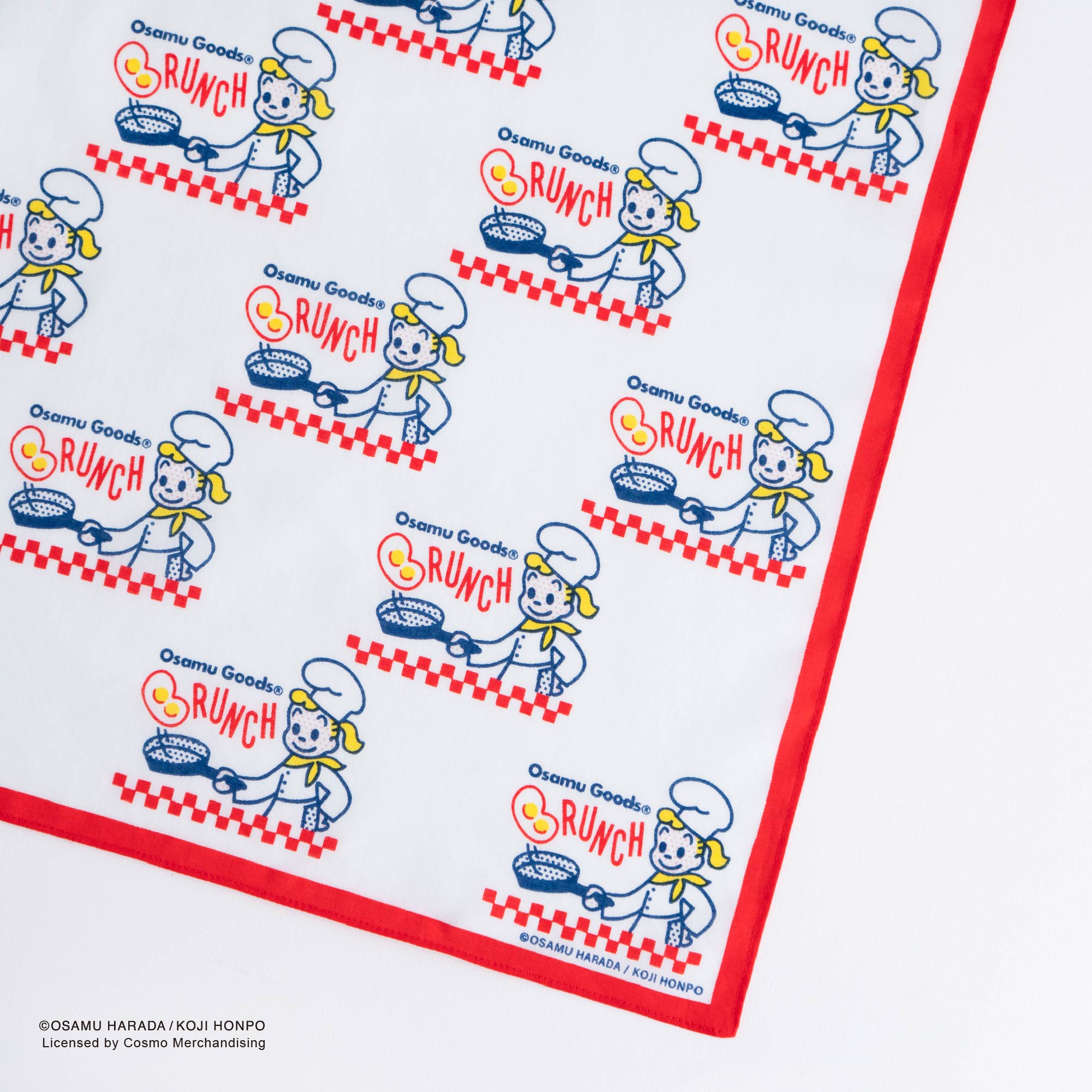 【お一人様3点まで】OSAMU GOODS バンダナ51cm ブランチ