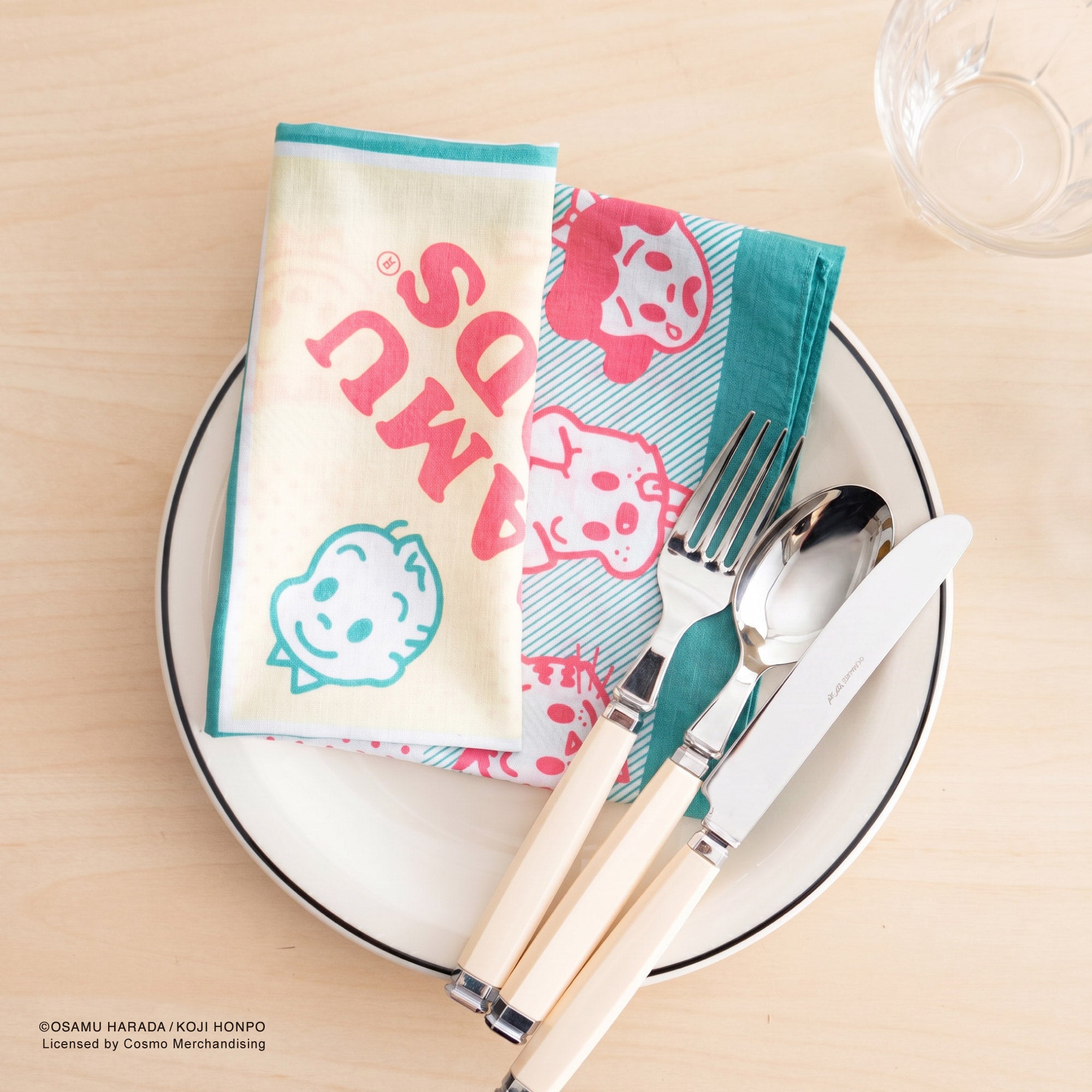 【お一人様3点まで】OSAMU GOODS バンダナ51cm フレンズ ドット&ストライプ