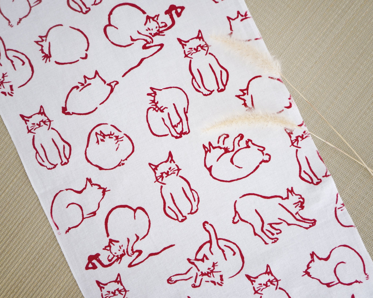 猫百景てぬぐい 新色発売